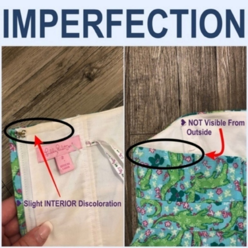 Lilly Pulitzer Floral Alberta Gator Betsey Dress - Picture 10 of 10